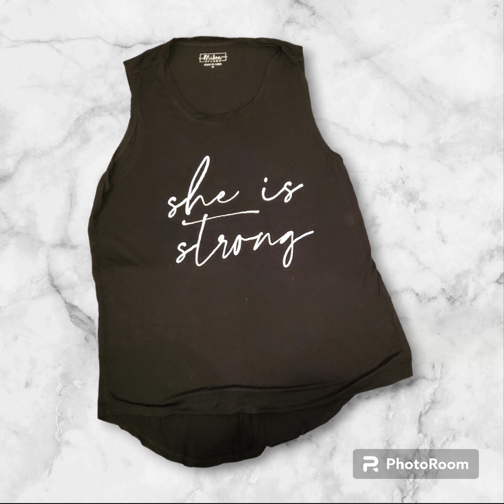 She is Strong black top